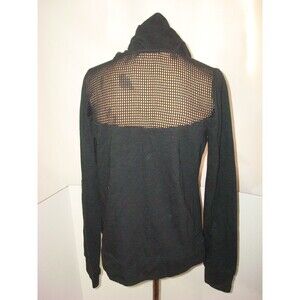 New Womens Threads 4 Thought Organic Cotton Hoodie Jacket S Black NWT Mesh Back